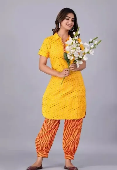 Stylish Kurta Bottom Set