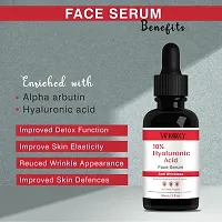 10% Hyaluronic Acid for Intense Hydration, Glowing Skin  Fines Lines | Daily Hydrating Face Serum For Women  Men with Dry, Normal  Oily Skin | 30 ml-thumb1