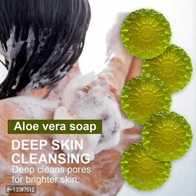 Aloe Vera Renewing Bathing Soap -100 Grams Each, Pack Of 5-thumb0