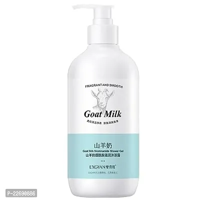 Goat milk Mousse body wash whitening shower gel moisturizing body care