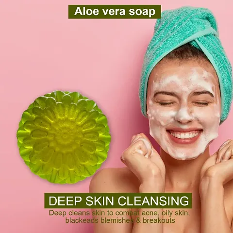 Aloe Vera Soap For Deep Cleansing -100 Grams