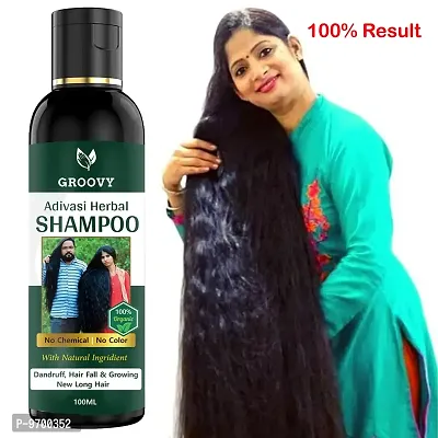 Adivasi Neelambari Herbal Shampoo For Dandruff Control, Hair Regrowth and Hair Fall Control Shampoo , 100 ML-thumb0