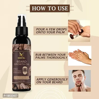 NAINITAL Beard and Hair Growth Oil  50 ml  Beard growth oil for men (pack of 1)-thumb2