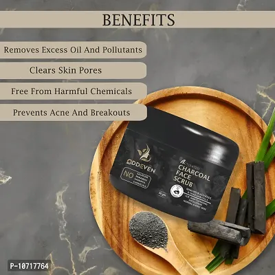 Trendy Activated Charcoal 4 In 1 Face Scrub - Exfoliate, Detoxify, Brighten And Refresh Scrub-thumb3