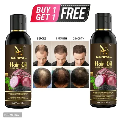 Onion Black Seed Hair Oil 50Ml For Man And Woman.Buy 1 Get 1 Free