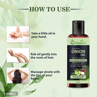 Onion Hair Oil For Hair Growth and Anti Dandruff Oil, 50ML Pack Of 1.-thumb4