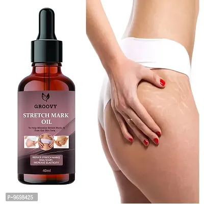 Stretch Marks Oil  Moms Soft and Stretch Oil, Certified Organic,  Kokum Butter Jojoba Oil,  Virgin Coconut Oil For Stretch Marks, 40 Ml  40 Ml)-thumb0