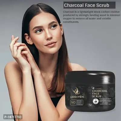 Trendy Activated Charcoal Face Gel Scrub - Exfoliating Scrub For Women And Men-thumb0