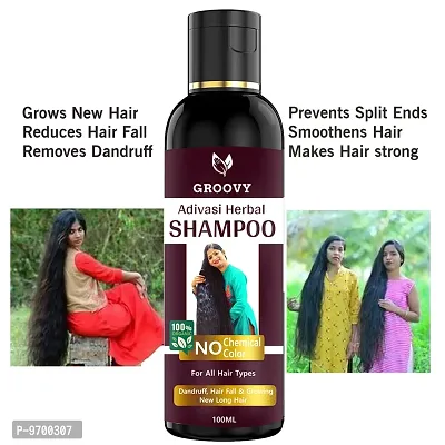 Adivasi Neelambari Kasturi Herbal Hair Shampoo For Hair Regrowth And Hair Fall Control Shampoo , 100ML-thumb4