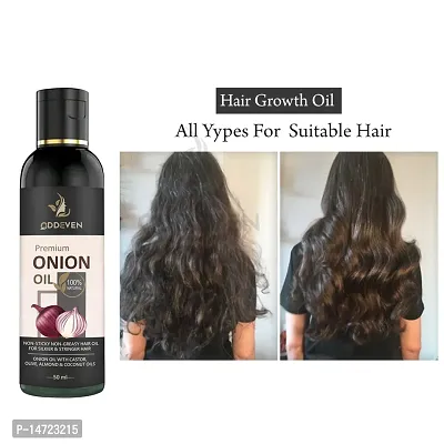 Onion Strength Hair Oil For Normal Hair - Anti Hair Fall Oil - With Amla ONION HAIR OIL (50ML) (PACK OF 1)-thumb0