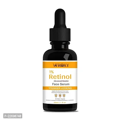 1% Retinol Face Serum For Anti Aging For Beginners | Night Face Serum With Retinol  Q10 To Reduce Fine Lines  Wrinkles | For Women  Men | Beginner Friendly Retinol Formula | 30 ml