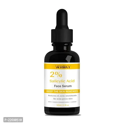 2% Salicylic Acid Serum For Acne, Blackheads  Open Pores | Reduces Excess Oil  Bumpy Texture | BHA Based Exfoliant for Acne Prone or Oily Skin | 30ml