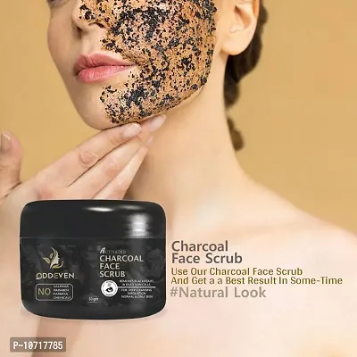 Trendy Natural Herbal Charcoal Face Scrub 50Gm Scrub