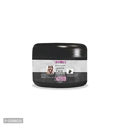 Wroxy Charcoal Face Scrub for Oily and Normal skin, with Charcoal and Walnut for Deep Exfoliation - 100 GM (PACK OF 2)-thumb5