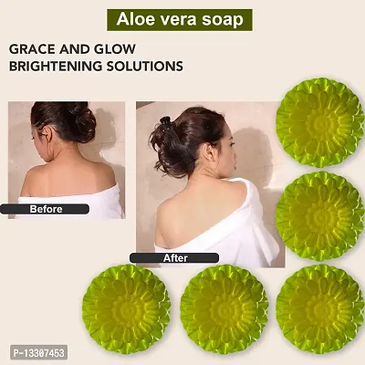 Aloe Vera Delightful Bathing Soap -100 Grams Each, Pack Of 5