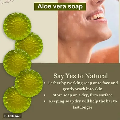 Aloe Vera Relaxed Bathing Bar -100 Grams Each, Pack Of 5-thumb0