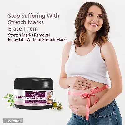 Wroxy Stretch Marks Cream for Reducing Stretch Marks  Scars Weight Loss for Women/Men - 150GM (Pack of 3)-thumb5