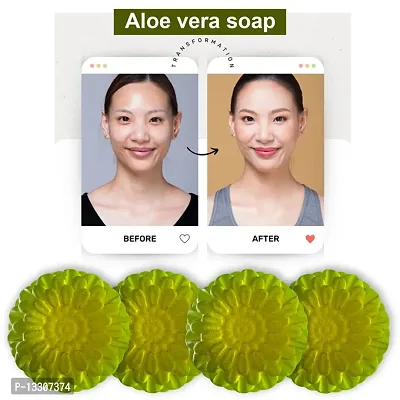 Invigorating Aloevera Soap With Eucalyptus Oil-100 Grams Each, Pack Of 4