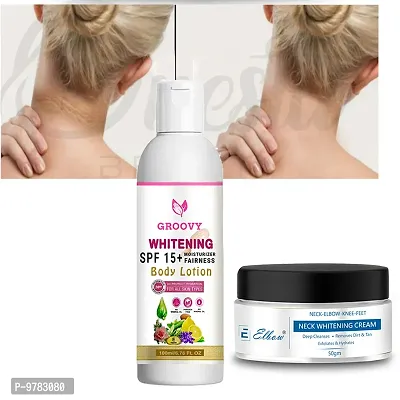 Triple Vitamin Silky Smooth Skin Moisturising Body Lotion 100 Ml  With Whitening Cream Pack Of 2-thumb0