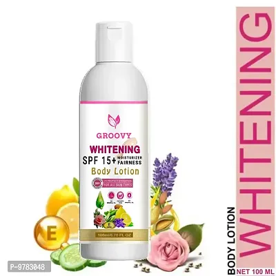 &nbsp;Almond Honey Deep Nourishing And Skin Brightening Body Lotion, Spf 15, 100Ml With Whitening Cream Pack Of 2-thumb2