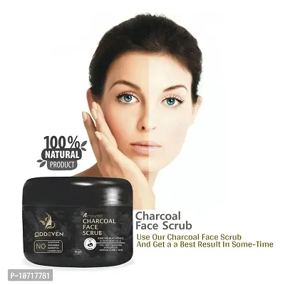 Trendy Charcoal Face Scrub Exfoliating Deep Cleansing Scrub-thumb0