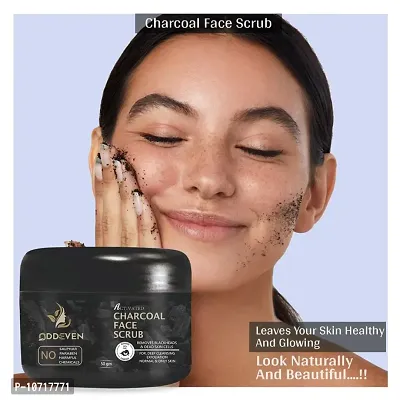 Trendy Charcoal Face And Body Scrub - Activated Charcoal - Deep Exfoliation Scrub-thumb0