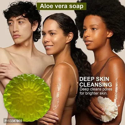 Aloe And Green Tea Cleansing Soap - Pack Of 2, 100 Grams Each-thumb4