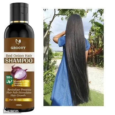 Onion Shampoo For Hair| Ayurvedic Bhringraj Onion Hair Shampoo | For Men Women|100 ML Hair Shampoo 100 ML-thumb0