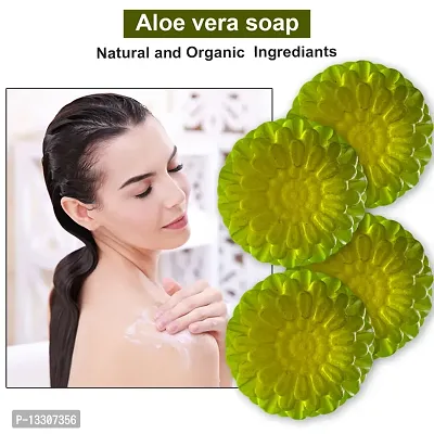 Regenerating Aloevera Soap With Rosehip Oil-100 Grams Each, Pack Of 4-thumb0