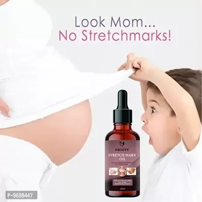 Stretch Marks Oil Present Repair Stretch Marks Removal, Natural Heal Pregnancy Breast,  Hip,  Legs,  Mark Oil 40 Ml Pack Of 1-thumb3