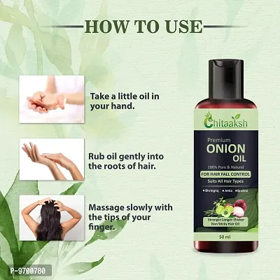 Onion Natural Hair Oil 50ML, Pack Of 1 For Man And Woman.-thumb4