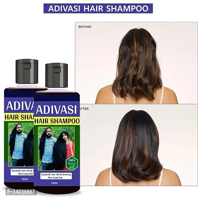 Adivasi Herbal Premium quality hair shampoo for hair Regrowth -  (100 ml)