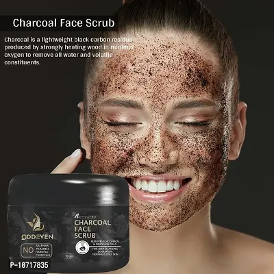 Trendy Activated Charcoal Face And Body Scrub