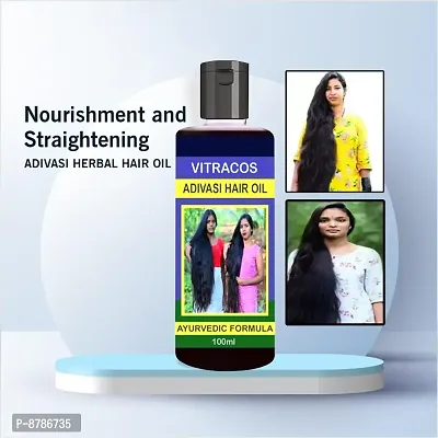 Adivasi  Kasturi Herbal Hair Oil for Women and Men for Hair Long - Dandruff Control - Hair Loss Control - Long Hair - Hair Regrowth Hair Oil (100 ml) Pack 1