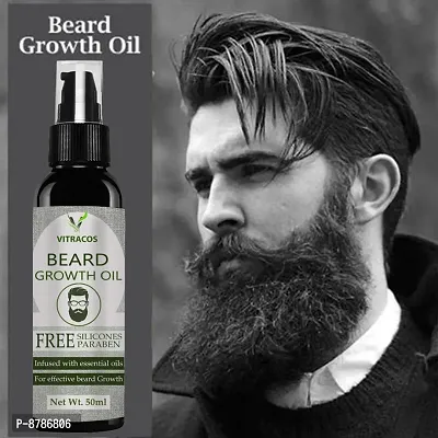 Beard Growth Oil - 50ml - More Beard Growth, 8 Natural Oils including Jojoba Oil, Vitamin E, Nourishment  Strengthening, No Harmful Chemicals Hair Oil  (50 ml) 3.92,278 Ratings  199 Review-thumb0