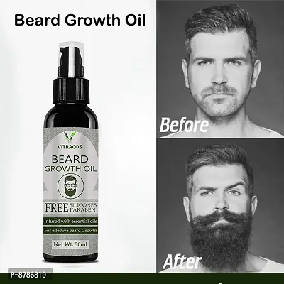 Beard Conditioning Oil for a Full Beard Growth Hair Oil  (50 ml)-thumb0