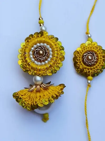 Handmade Bhaiya Bhabhi Rakhi Sets