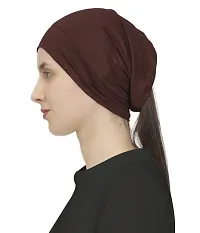 HEJABIYA Hijab Under Cap | Inner Cap for Hijab | Multipurpose Headband - Free Size (Pack of 5)-thumb4