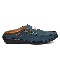 RESTROAD Men's Genuine Quality Half Fishermen, Half Roman Flexible Good Looking Stylish Sandal For Men's (BLUE, numeric_6)-thumb3