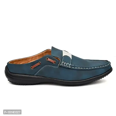 RESTROAD Men's Genuine Quality Half Fishermen, Half Roman Flexible Good Looking Stylish Sandal For Men's (BLUE, numeric_6)-thumb4