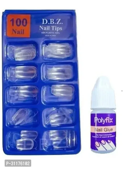 Nails Art Accessory Nails  Glue Pack-thumb0