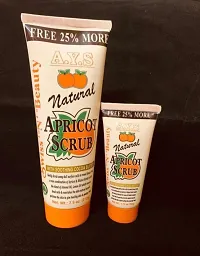 AYS Apricot Natural Scrub Combo 2 Pcs-thumb1