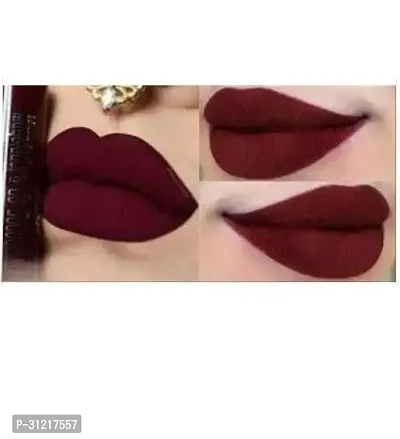 Matte Me Waterproof Long Lasting Lipstick Maroon Colour 1 Piece-thumb3