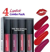 Waterproof Long Lasting Lipstick Pack Of 4-thumb2