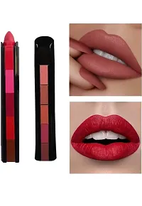 Long Lasting Matte Finish Lipstick 5 in 1-thumb3