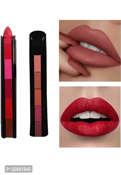 Long Lasting Matte Finish Lipstick 5 in 1-thumb2