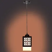 Kelma The Wooden Wood Pendant Light Lamp Suitable for Living Room,Foyer,Bedroom,Hallway (Black)-thumb2