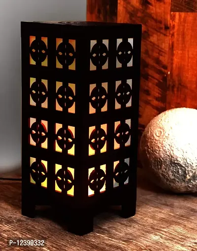 Kelma New Wooden Table Lamp Base(Color Black)