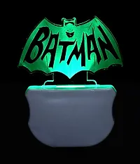 Kelma The Batman 3D Illusion Night Lamp Comes with 7 Multicolor and 3D Illusion DesignSuitable for Room,Drawing Room,Lobby (Pack of 4)-thumb2