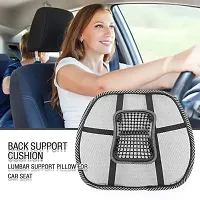 1 - Massage Lumbar Support Mesh Seat Back Support Chair Cushion For Car-thumb2